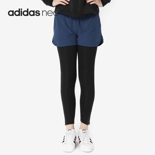 梭织运动跑步休闲短裤 Neo女子新款 BK0557 阿迪达斯正品 Adidas
