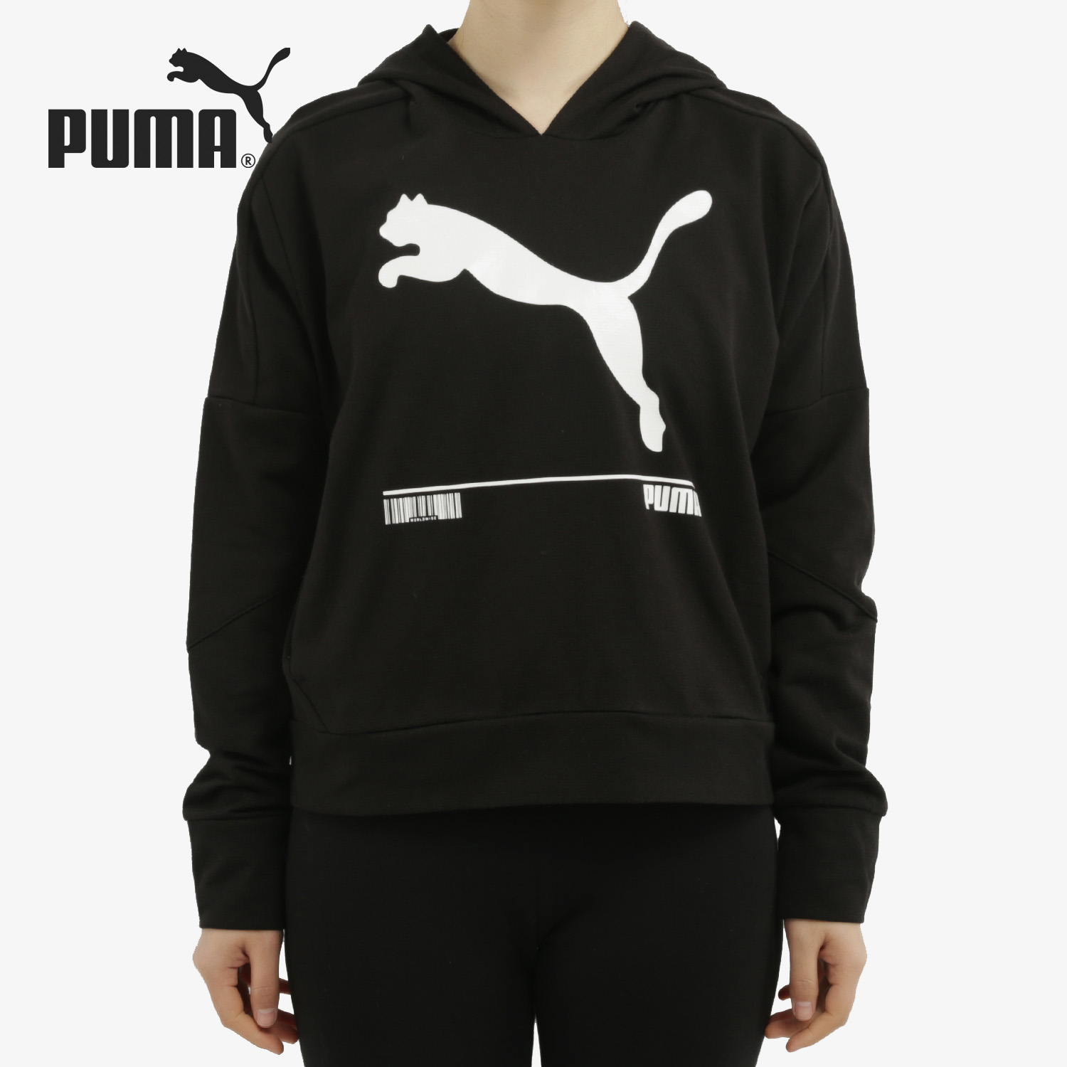 彪马运动休闲连帽卫衣