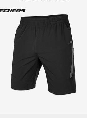 Skechers/斯凯奇正品新款男子夏季梭织休闲运动短裤 P121M013