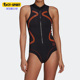 阿迪达斯正品 女子休闲运动连体泳衣 aSMC SWIM HD9122 TPA Adidas