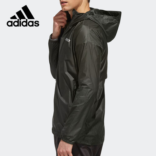 Adidas/阿迪达斯正品XPLR WINDBREAKE男子户外运动连帽外套EH4976