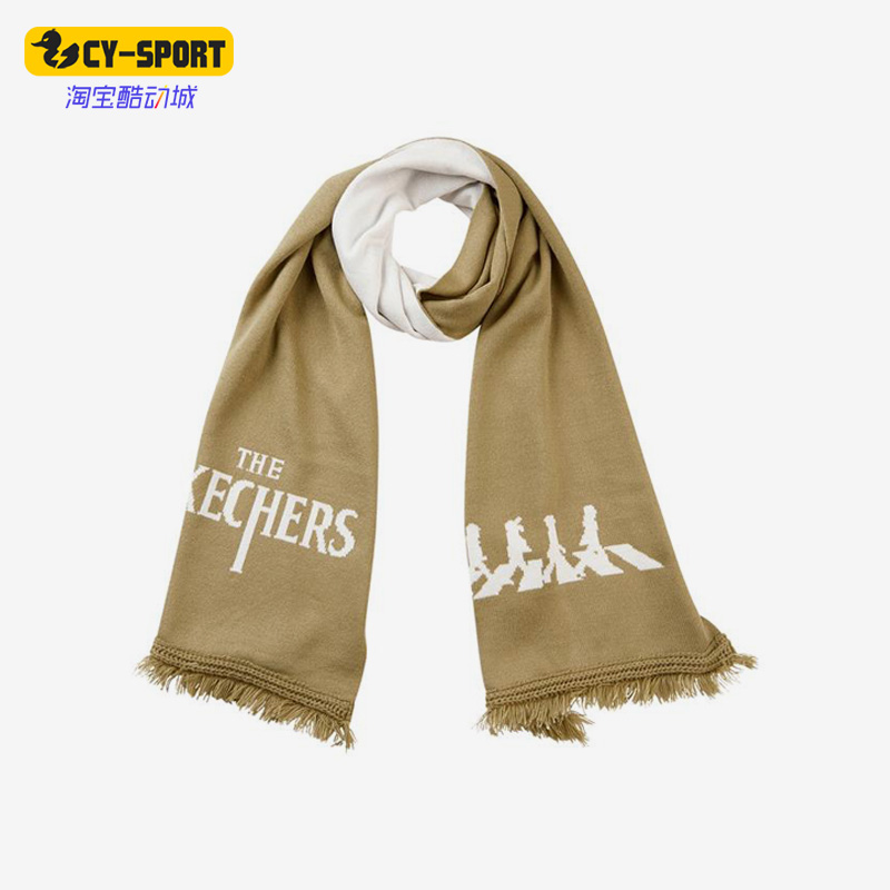 斯凯奇正品男女同款运动休闲围巾