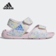 Adidas EF0376 夏女宝宝露趾运动沙滩凉鞋 阿迪达斯正品 童鞋
