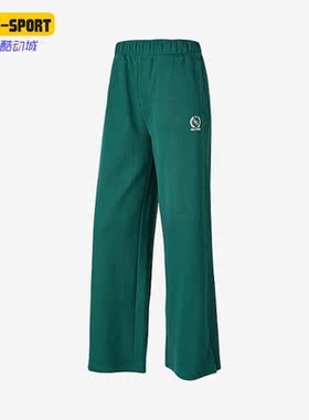 Skechers/斯凯奇正品新款女子针织直筒宽松休闲长裤P423W052-02A2