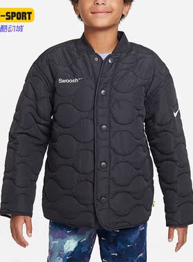 Nike/耐克正品冬季新款大童休闲保暖加厚耐磨运动棉服 FD9290-060