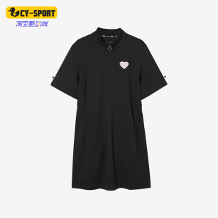 Skechers斯凯奇夏季新款女子运动休闲针织连衣裙L321W101