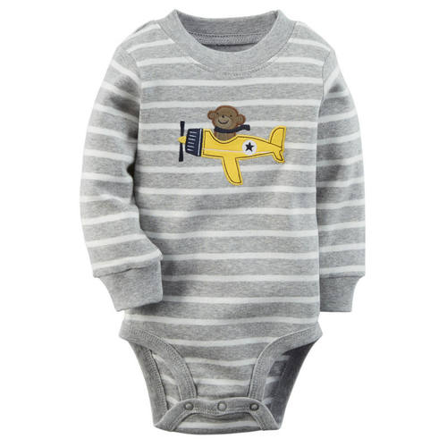 亏本清仓不卖了 卡特carters三角哈衣男童宝宝新生婴儿长袖包屁衣