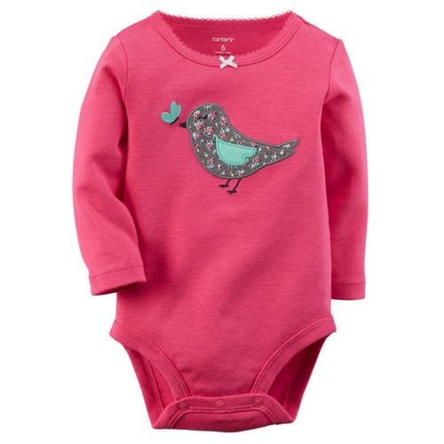 亏本清仓不卖了 卡特carters三角哈衣女童宝宝新生婴儿长袖包屁衣