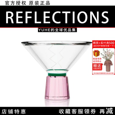 【官方授权】丹麦Reflections Hope Bowl精细水晶切割碗家居礼物