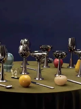 【官方授权】the coming不锈钢香槟杯高级感时尚马提尼对杯酒杯礼