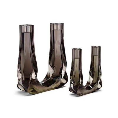 【官方授权】英国Zaha Hadid Design编织系列Braid双塔烛台限量款