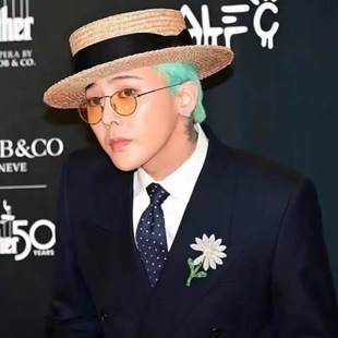 权志龙GD同款墨镜黄色小圆框痞帅酷男士小脸开车司机潮人太阳眼镜