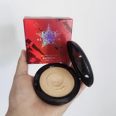 红与黑遮瑕粉底膏遮盖面部斑点粉底液化妆师影楼戏曲古装COS遮瑕