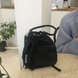Демисезонный универсальный ретро ремешок для сумки на одно плечо, сумка, шоппер, коллекция 2021, в корейском стиле, Южная Корея, на шнурках