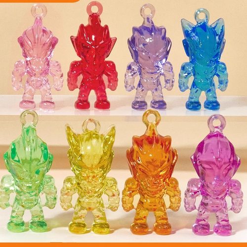 儿童宝石水晶奥特曼城堡海豚恐龙游乐场幼儿园奖励仿真动物玩具