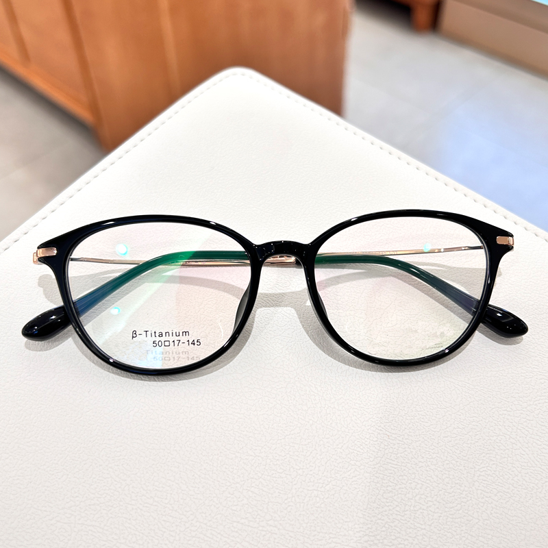 超轻时尚眼镜近视眼镜框架女潮男可配有度数高度数显薄变色