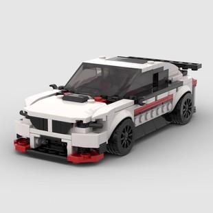 赛车 MOC积木乐智筑高 91197宝马m2 拼插套装 益智玩具模型BMW