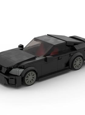 国产积木MOC-153133 奔驰 AMG CLS63小颗粒创意汽车模型摆件玩具