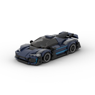 超跑赛车speed MOC积木乐智筑高 88771梅赛德斯 奔驰AMG ONE