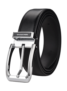 尼诺里拉男士商务休闲潮流针扣腰带NR144265