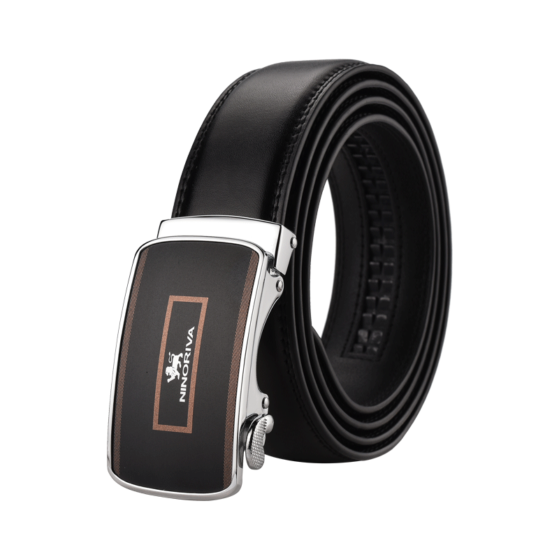 尼诺里拉男士商务休闲腰带自动扣