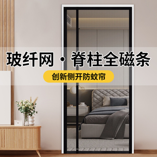 防蚊防鼠门帘屋门一楼单门外开门夏天房间磁吸帘子楼房磁力入户门