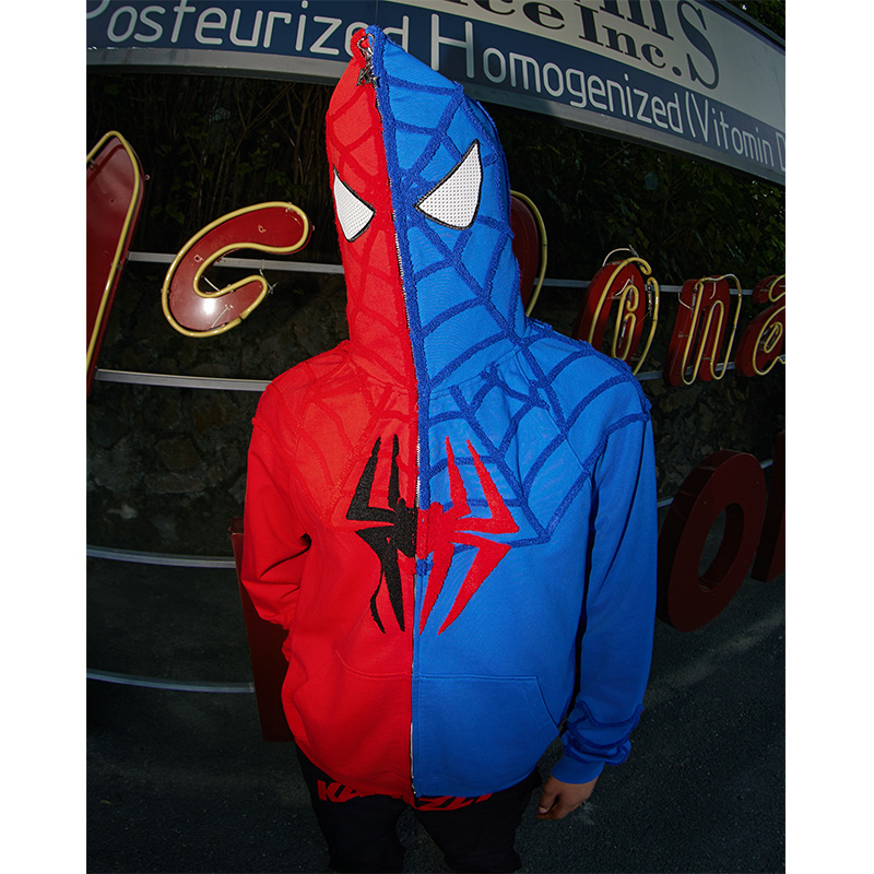 KAKAZZY潮牌卫衣男生蜘蛛侠