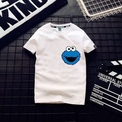 2025新款潮牌卡通亲子装短袖