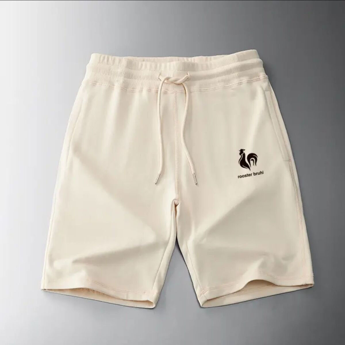 法国公鸡2025新款潮牌裤子5五分短裤男夏季百搭宽松休闲运动跑步