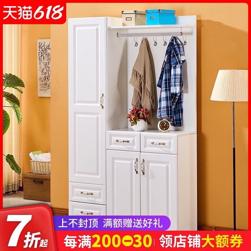 美福豪简约门厅柜多功能鞋柜衣帽柜欧式玄关隔断柜阳台装饰柜M-45|msdalam kategori perabot kediaman, kabinet, kotak kasut - dari Buy2taobao.com untuk memberikan perkhidmatan ejen Taobao profesional membeli