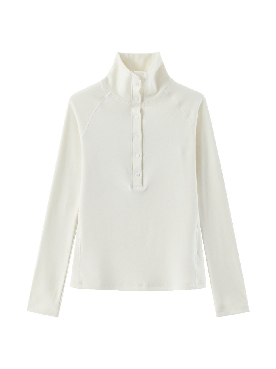 立领半开扣磨毛暖暖长袖T恤女软糯弹力宽松显瘦百搭打底衫上衣,女装/女士精品,T恤,淘宝优惠券,粉丝福利购,淘宝优惠卷