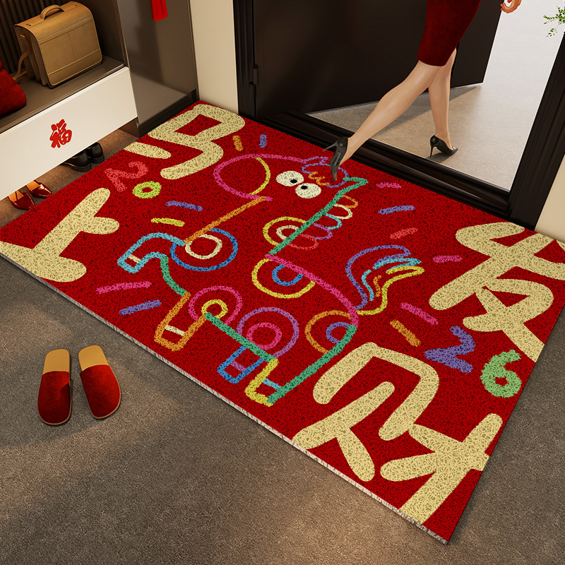 【设计师专款】马年入户丝圈地垫