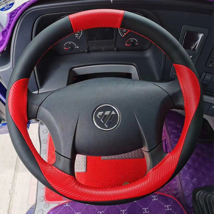 货车方向盘套手缝四季真皮欧曼