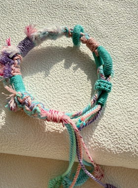 藏式手绳手工编织搭配精美手绳搭配精美节日礼物清新会员礼