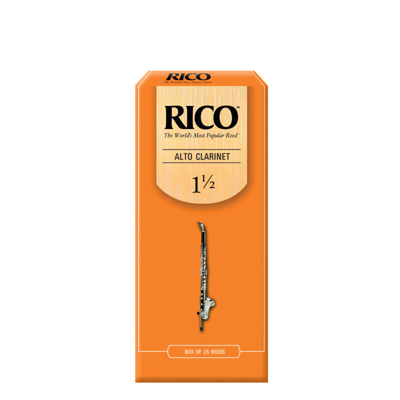 达达里奥Rico 2.0 号未锉光爵士学生中音单簧管哨片3片装 RDA0320