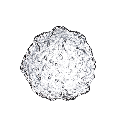 冰露水晶玻璃设计锤目纹小食盘