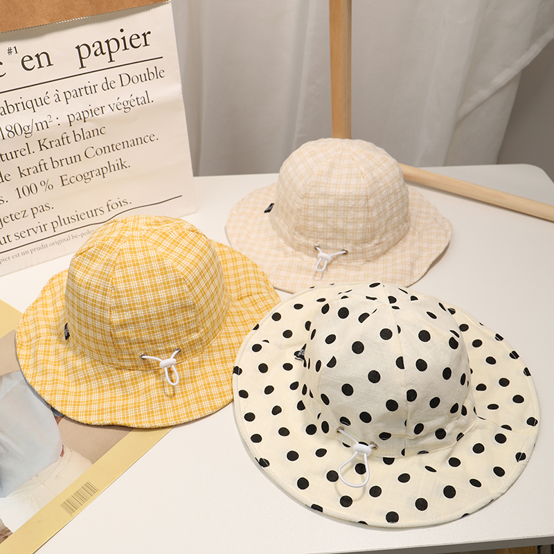 婴儿遮阳帽大檐宝宝帽子儿童男幼儿夏季薄款纱布女防晒太阳渔夫帽,童装/婴儿装/亲子装,帽子,淘宝优惠券,粉丝福利购,淘宝优惠卷