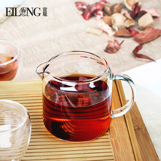 宜龙茶道玻璃茶具功夫茶具配件加厚耐热玻璃公道杯茶海分茶器