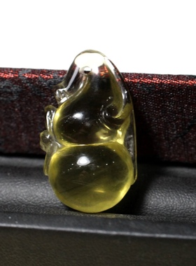 天然黄水晶葫芦貔貅吊坠男士招财貔貅福禄项链挂件女饰品情侣礼物