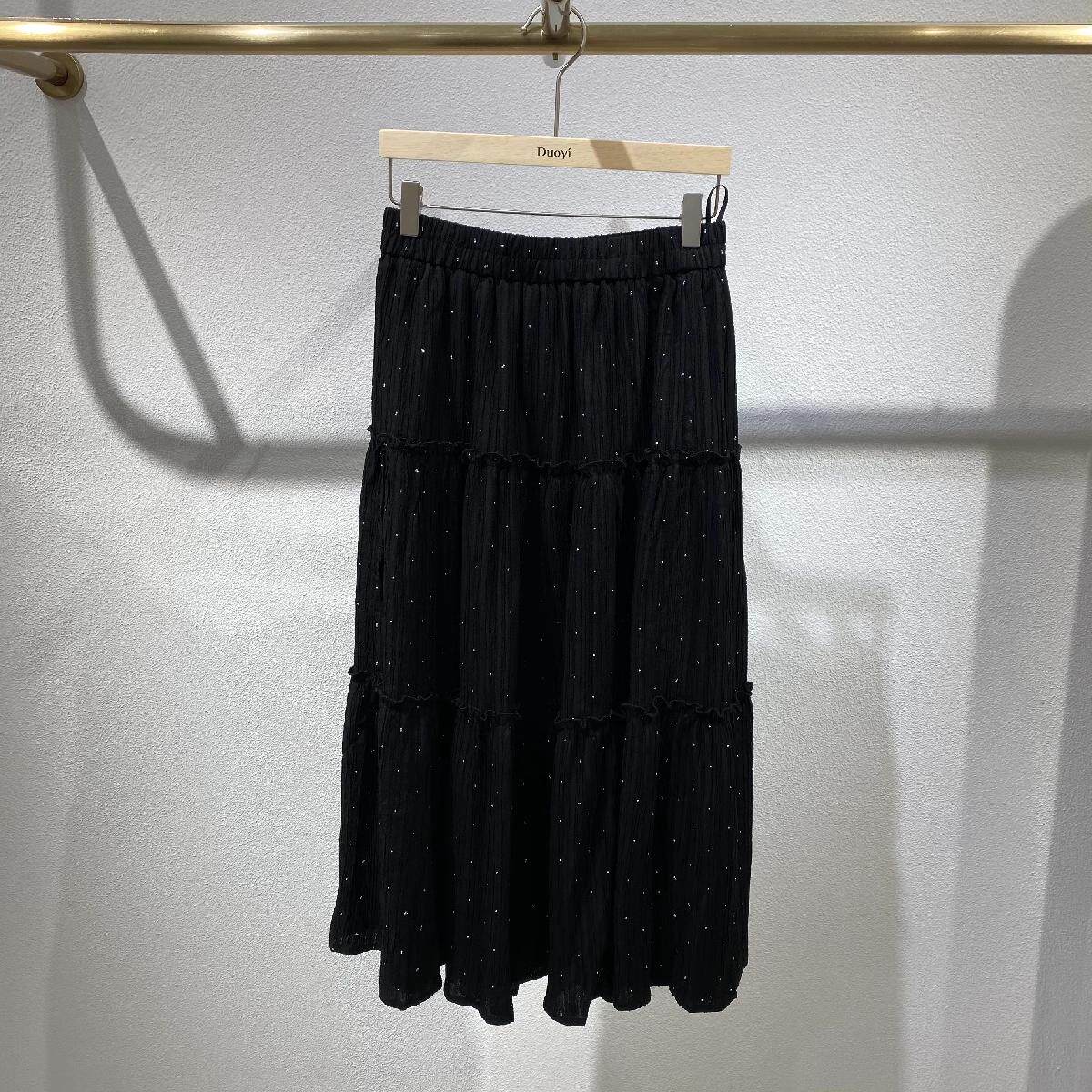 朵以2025春季新款正品甜美气质显瘦大摆半身裙40DC635009原279