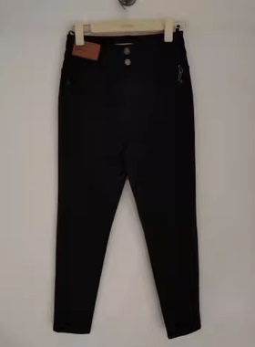 duoyi朵以2024春季新款正品百搭高腰修身小脚裤牛仔裤39DC231158