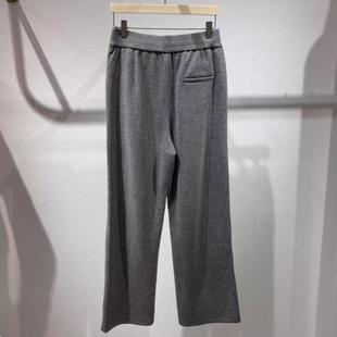 正品 新款 时尚 百搭休闲阔腿裤 39DD211017原299 朵以 长裤 2024冬季