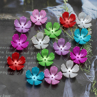 25/35MM花瓣二代清新玫瑰牡丹五瓣花花瓣手工diy古风发簪配件材料