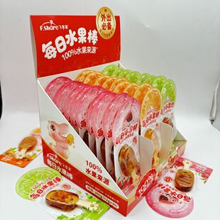 飞享家每日水果棒12克/支儿童休闲健康水果棒果糕 100%水果来源