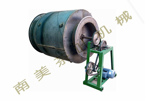 普洱柴火滚筒炒茶机杀青南美