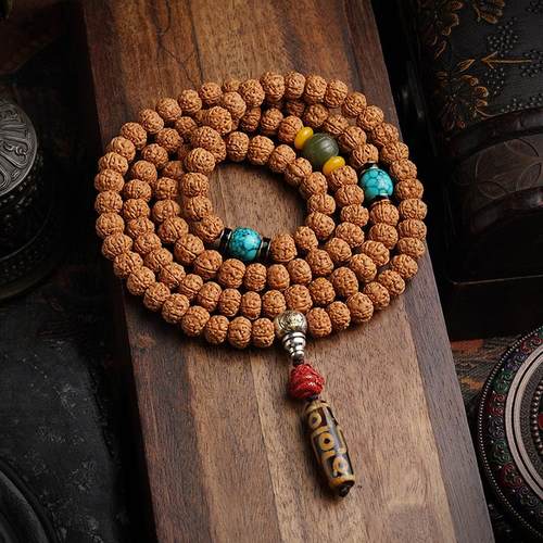 佛珠项链文玩五瓣小金刚菩提手串