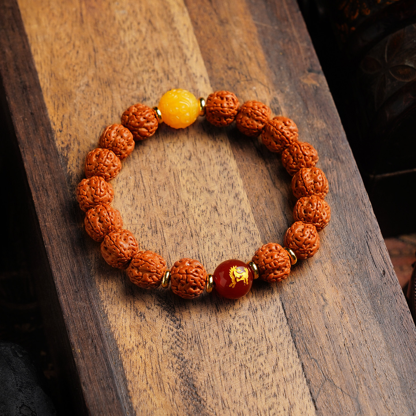 小金刚菩提子手串男女士本命年生肖守护配饰文玩尼泊尔精品五瓣