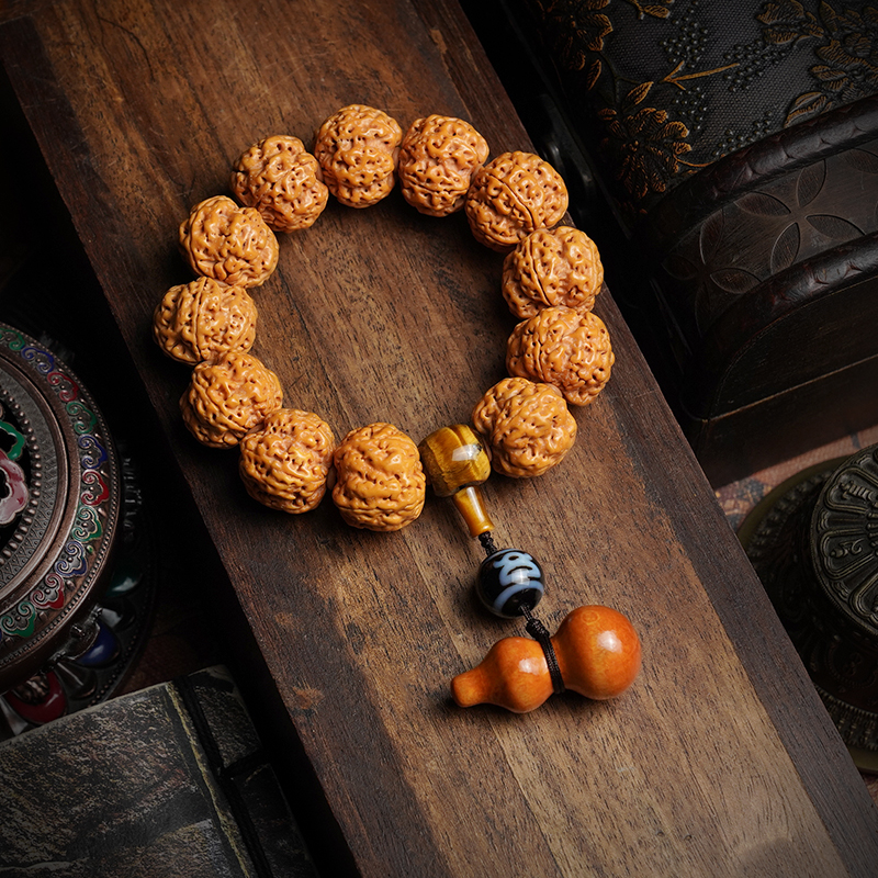 金刚菩提子五星满肉文玩手串