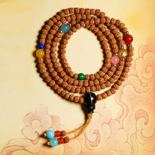 迷你小金刚菩提子手串女108颗佛珠手链原创设计复古文艺文玩配饰