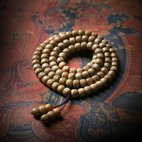 海南星月菩提老籽108颗文玩手串